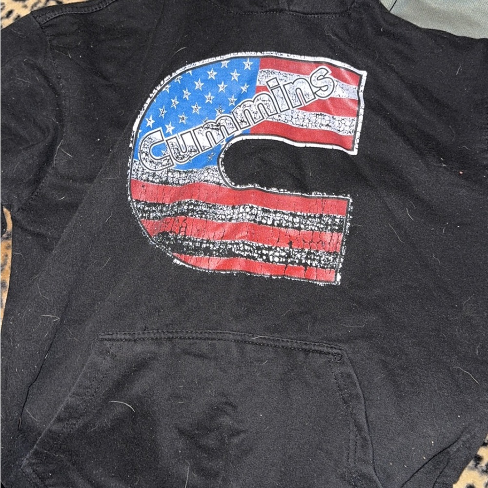 Black Graphic Oversized Polo Sweatshirt